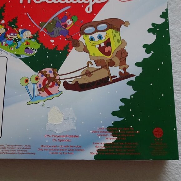 Nickelodeon 12 Days Of Socks Size 6-12 SpongeBob, Rugrats, Ren & Stimpy, CatDog - Picture 6 of 6